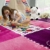 SANAT Teppich Kinderzimmer - Lila/Rosa Kinderteppich für Mädchen und Jungen Öko-Tex 100 Zertifiziert, Größe: 80x150cm - 3