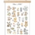 artpin® ABC Poster Kinderzimmer Alphabet Tierposter - Lernposter Schulanfang 1.Klasse DIN A3 Weihnachtsdeko - Bilder Safari Mädchen Junge Baby Tiere - Wald Dschungel P69 - 3