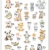 artpin® ABC Poster Kinderzimmer Alphabet Tierposter - Lernposter Schulanfang 1.Klasse DIN A3 Weihnachtsdeko - Bilder Safari Mädchen Junge Baby Tiere - Wald Dschungel P69 - 1