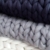 Here&There Rain Queen Decke Handgefertigt Riese Klobig Sticken Werfen Sofa Decke Handgewebt Sperrig Decke Zuhause Dekor Geschenk (120 * 150CM, Grau) - 2