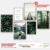 artpin® Moderne Poster Set Natur- Bilder Wohnzimmer Deko Schlafzimmer - Wanddeko Ohne Bilderrahmen Collagen - Wald Holz Grün 4x A4 | 2x A5 W8 - 4