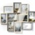 Bilderrahmen-Collage - Gray - Holz - weiß Natur - 10 Bilder - 55x46 cm - 2