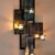 DanDiBo Wandteelichthalter Abstrakt Metall Wand Schwarz 61 cm Teelichthalter Kerzenhalter Wandkerzenhalter Wandleuchter - 2