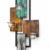 DanDiBo Wandteelichthalter Abstrakt Metall Wand Schwarz 61 cm Teelichthalter Kerzenhalter Wandkerzenhalter Wandleuchter - 8