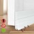 Selbstklebende Tür Türdichtung - YIAHIC Dichtungsstreifen Zugluftstopper gegen Insekt Ersatzdichtung Wetterfest Blocker Schalldichtung Silikon Türstopper (100 * 5 cm, Weiß) - 2