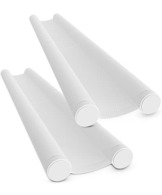 Zugluftstopper für Türen Weiß 2er Set - Zuschneidbar - Doppelseitige Schutz vor Zugluft - Türdichtung - 1